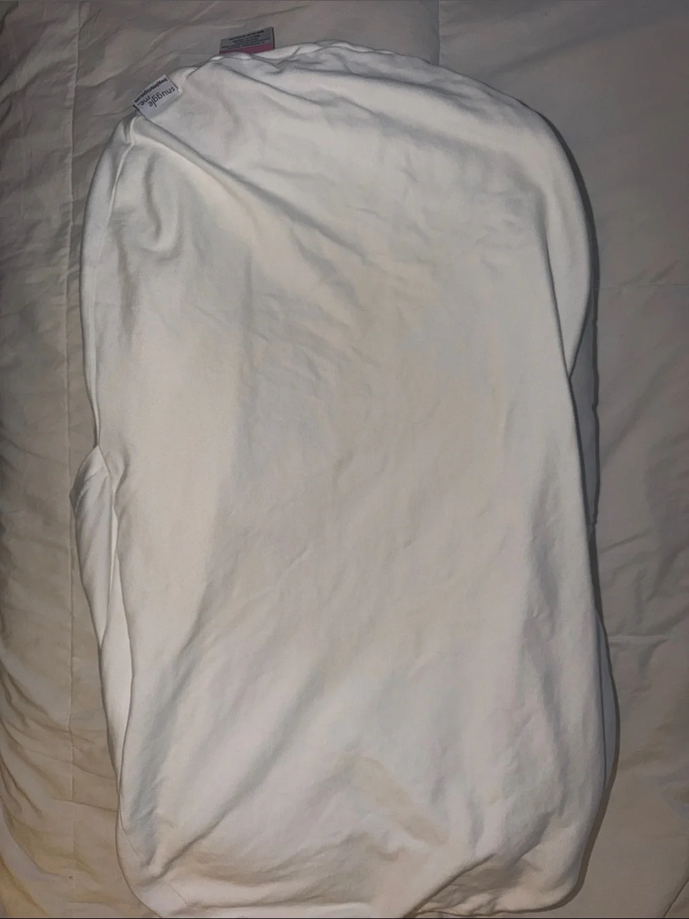 Snuggle Me patented sensory lounger pillow to hug your baby